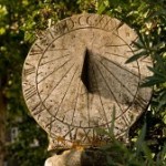 ancient sundial in coimbra portugal