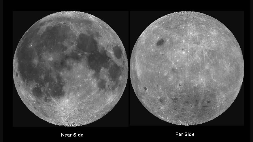 Why is there a dark side of the moon?