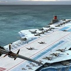 Pykrete – Aircraft Carriers made of Wood & Ice